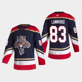 Florida Panthers Juho Lammikko 83 2020-21 Reverse Retro Authentic Shirt - Mannen